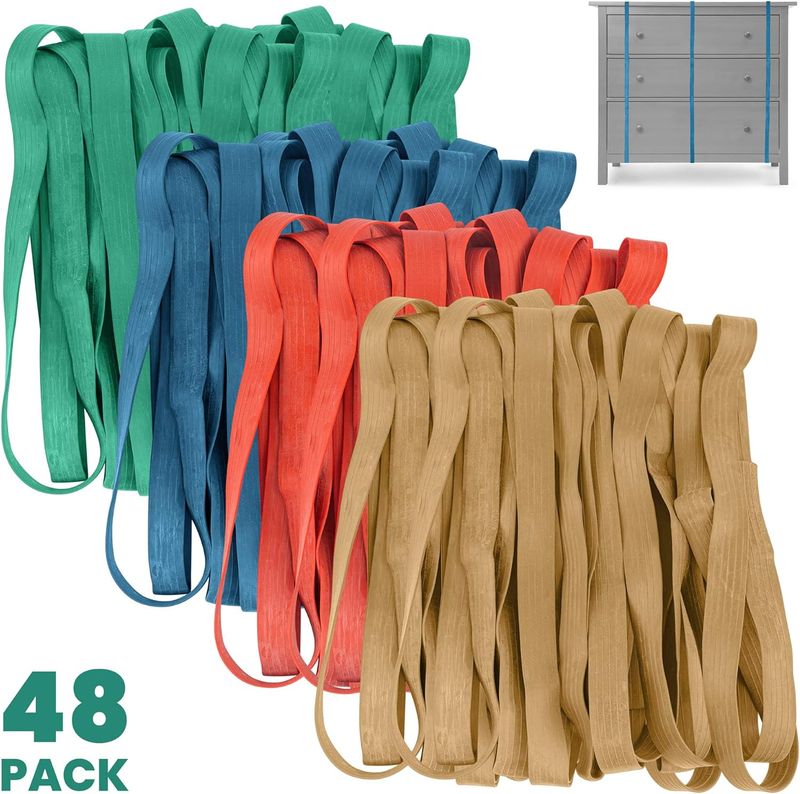 Pack of extra-large natural rubber bands